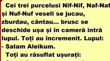 BANCUL ZILEI | Cei 3 purceluși: Nif-Nif, Naf-Naf și Nuf-Nuf