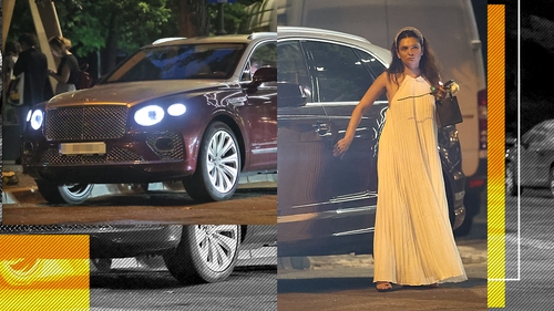 Malvina s-a învârtit în loc, cu trandafirul în mână! Și-a scos la ”interval” Bentley-ul de 200.000 de euro, la ceas de seară, dar...