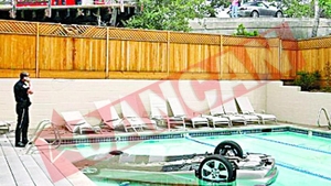 A parcat in piscina