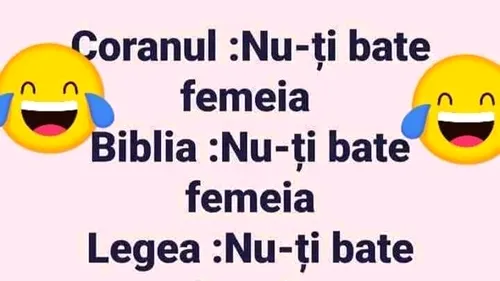 BANCUL ZILEI | Coranul, Biblia, Codul Penal și.. femeia