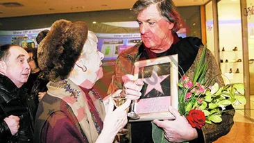 Florin Piersic a primit o stea in Piata Timpului