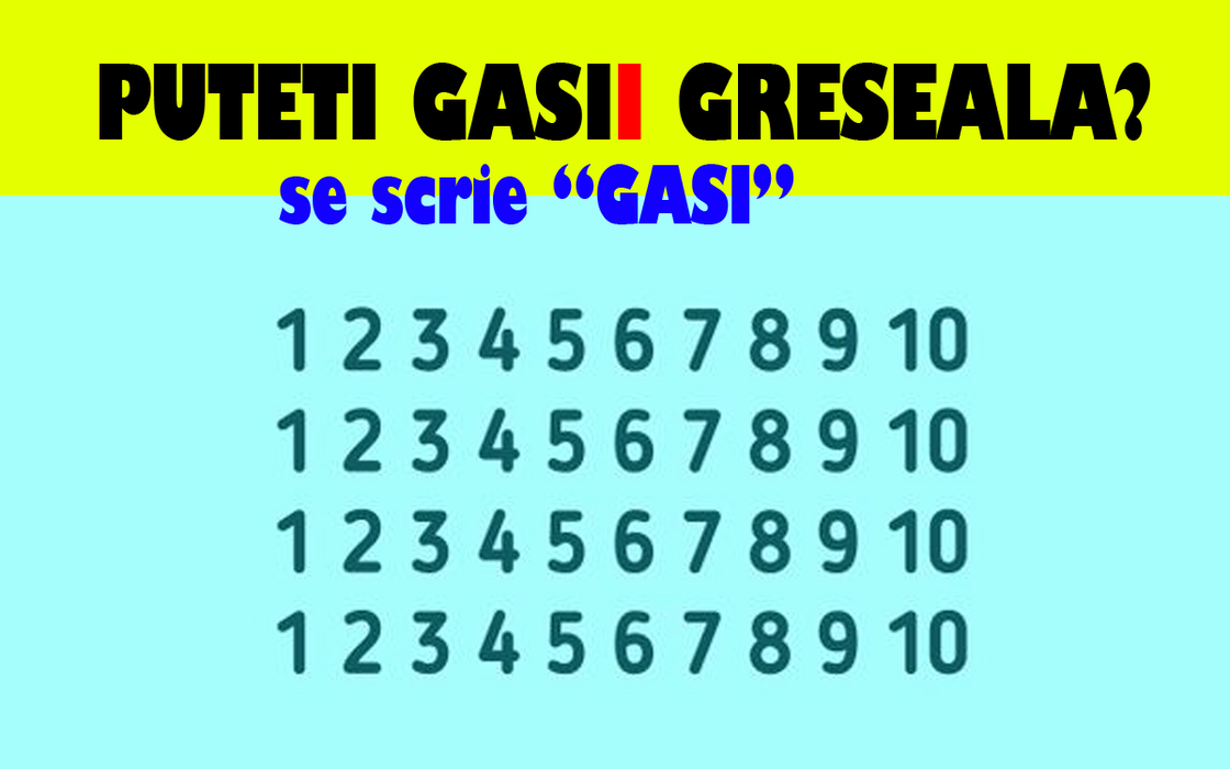 Test IQ viral cu 10 întrebări | Prima: Puteți găsi greșeala?