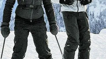 Madonna si-a dus familionul in vacanta in Elvetia. Schiati, copiii mei!