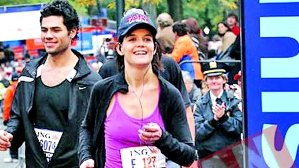 Katie Holmes, la maratonul de la New York