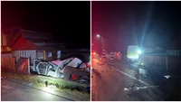 Accident cumplit în Suceava! Un bărbat a intrat cu mașina într-o autoutilitară și a murit pe loc