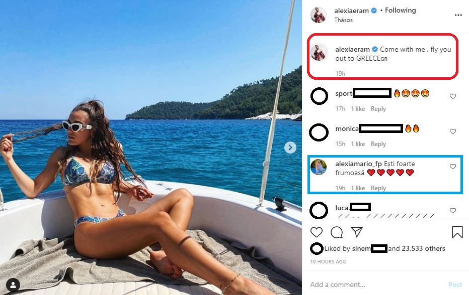 Alexia Eram, fotografiată de iubitul ei, Mario Fresh