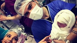 În linie dreaptă. Adrian Mutu îl pregăteşte, deja, pe Tiago pentru o carieră de fotbalist. Cum s-au filmat cei doi