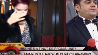 VIDEO ULUITOR! "Rihanna" in "combinatii" cu Adi Minune! Uite cum se rupe vedeta pe manele! "Ram pam pam pam" LIVE