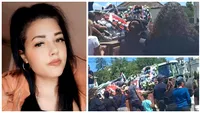 Anda, tânăra de 23 de ani ucisă de Emil Gânj a fost înmormântată. Imaginile durerii!