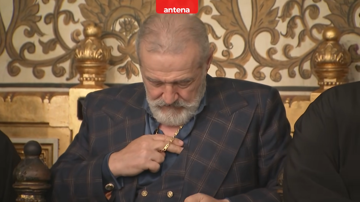 Gigi Becali, la nunta lui Florinel Coman/ Sursa foto: Antena Sport