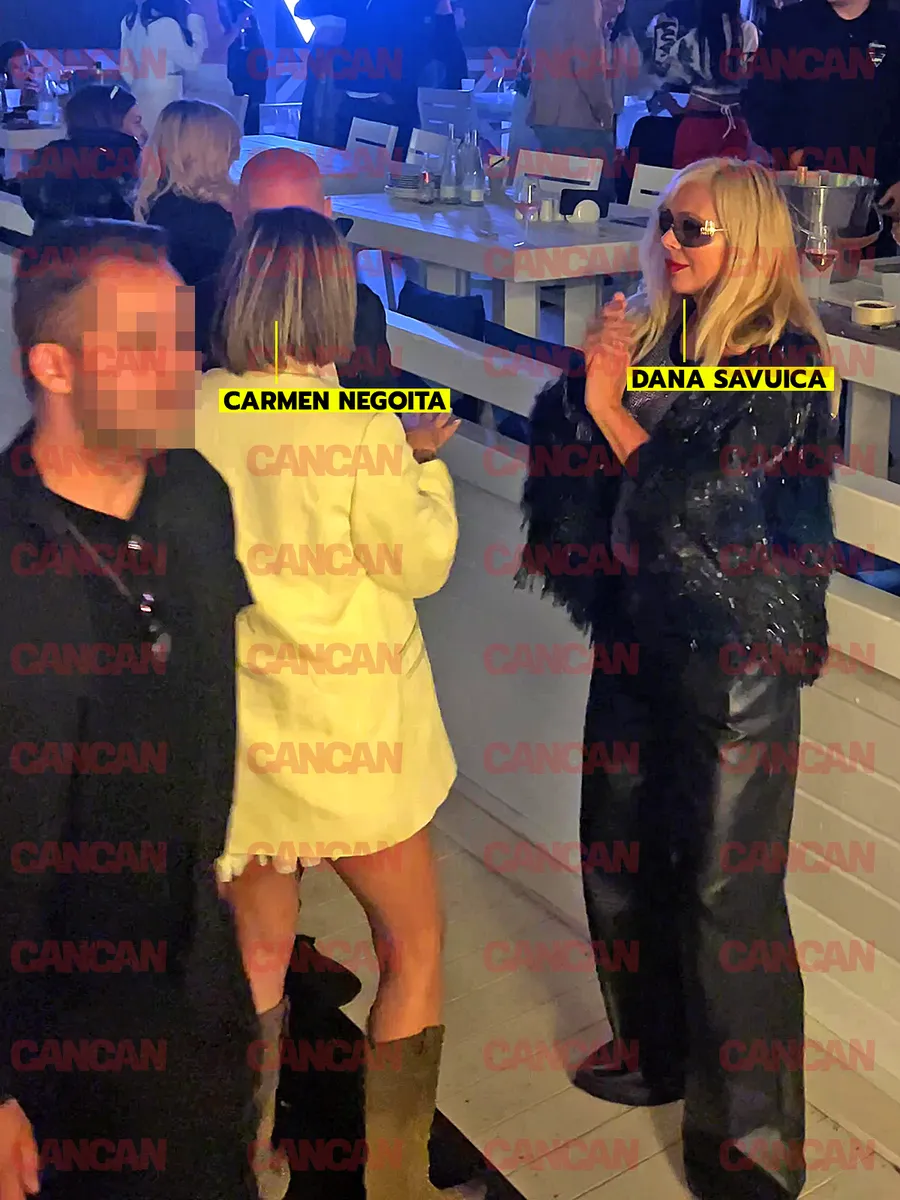 Dana Săvuică și Carmen Negoiță, distracție maximă la Loft