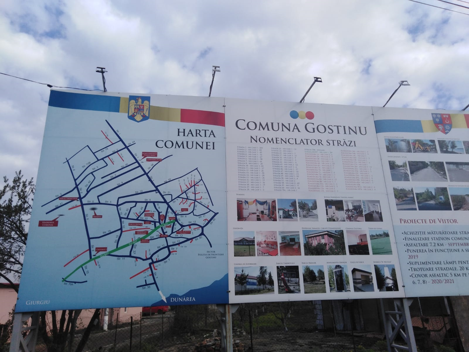 Comuna Gostinu din Giurgiu rivalizează cu New York-ul, măcar dintr-un punct de vedere