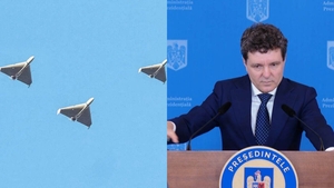 Nicușor Dan a anunțat că drona a fost doborâtă de un avion F-16: ”A putut să tragă de sus în jos”