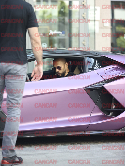 Andrew Tate în Lamborghini Revuelto