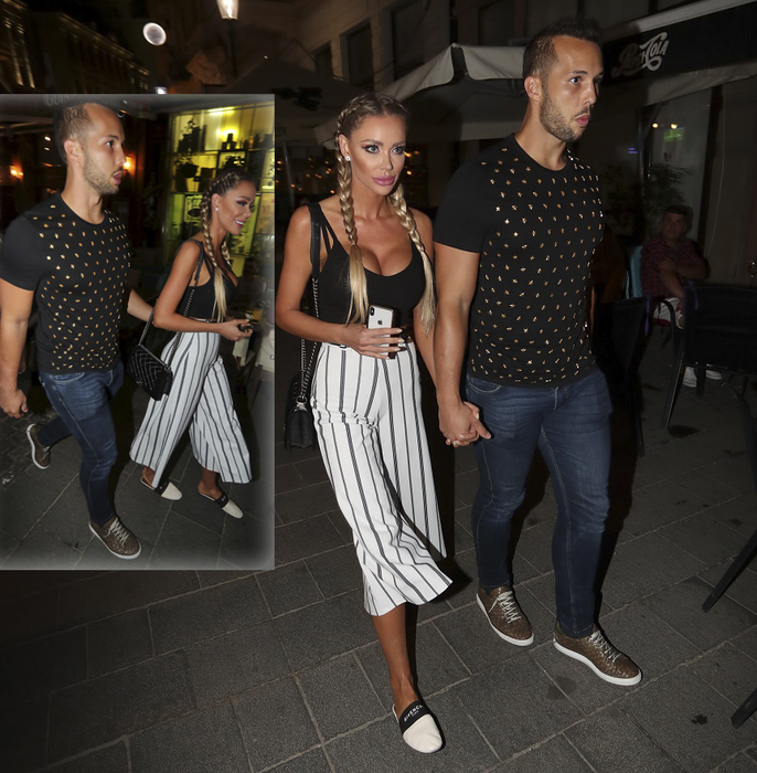 Bianca Drăgușanu și Tristan Tate au petrecut o seară agreabilă în oraș