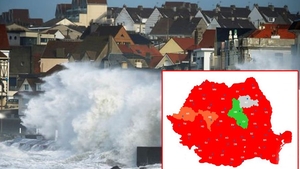 ANM, avertisment groaznic! Cum va "mătura" furtuna Sabine orașele din România
