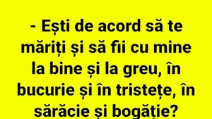Bancul sfârșitului de săptămână | Cerere în căsătorie