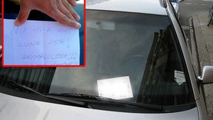 Ce bilețel i-a lăsat o bucureșteancă iubitului ei, lipit pe parbriz: "Nu mi-a venit luna asta! Animalule, să.."