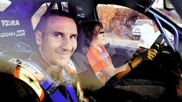 Afaceristul Dan Tatoiu continua sa socheze: Si-a lasat fiul de 12 ani sa conduca masina de raliu