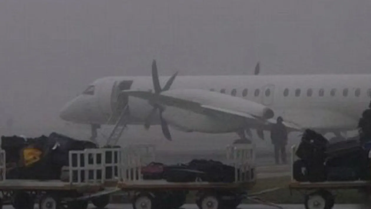Ceata cauzeaza probleme! Sase curse au intarzieri pe Aeroportul Henri Coanda!