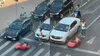 Un tată și-a plimbat fiica pe șosea, în plin trafic, într-o maşină electrică de jucărie. Ce amendă riscă