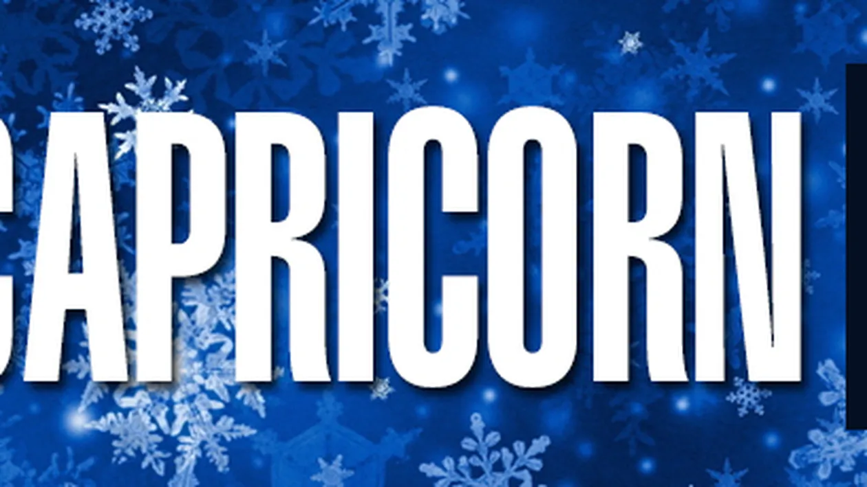 HOROSCOP 2017 SĂNĂTATE - CAPRICORN