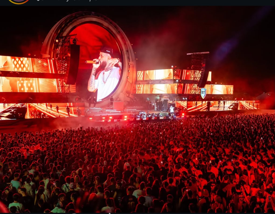 Nicky Jam a făcut spectacol la festivalul NIBIRU/ sursa: social media