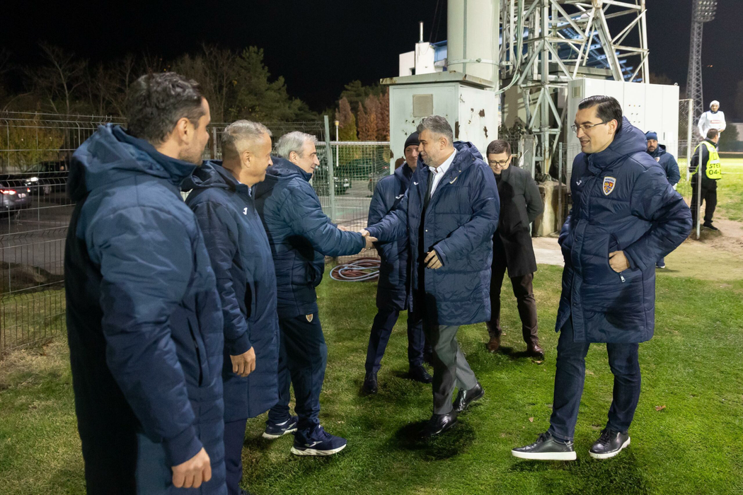 Tricolorii au primit vizita lui Marcel Ciolacu înainte de meciul cu Elveția