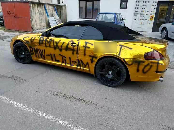 Dulce răzbunare! Gestul incredibil făcut de o româncă după ce a fost înșelată de partener: “Cu BMW ai f#^#^, BMW-ul ți l-am f#^#^”