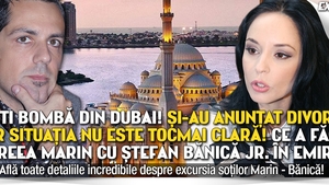 Si-au anuntat divortul dar situatia nu este tocmai clara! Ce a facut Andreea Marin cu Stefan Banica in Emirate!