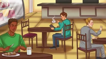 Puzzle vizual înnebunitor. Care dintre bărbaţii din imagine îşi aşteaptă jumătatea? Doar 1 % dintre oameni au soluţia la acest test