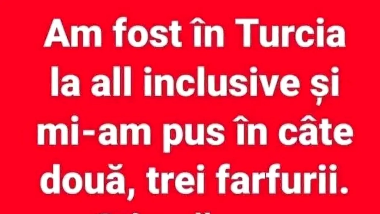 BANCUL ZILEI | De ce își umple românii farfuriile la all-inclusive în Turcia, de fapt