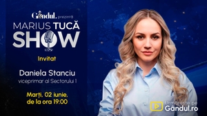 Marius Tucă Show începe marți, 2 iunie, de la ora 19.00, live pe Gândul. Invitat: Daniela Stanciu