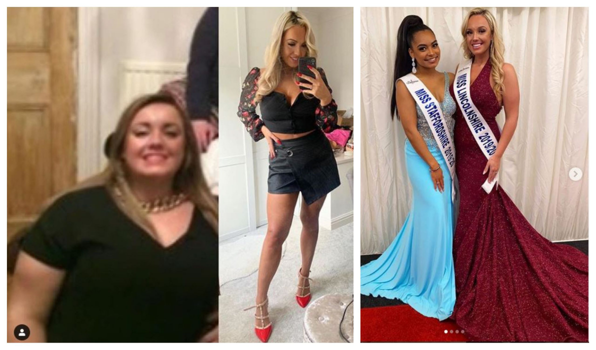 Transformarea uluitoare a unei blonde voluptuoase! A fost părăsită de iubit pentru că era grasă, avea 108 kg, iar acum a ajuns Miss Marea Britanie