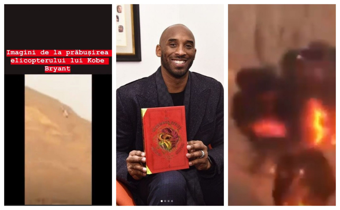 Dumnezeule, n-au avut nicio șansă! Filmarea cu momentul prăbușirii elicopterului în care se afla Kobe Bryant