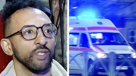 Kamara, martor al unui accident teribil. Un motociclist e în stare gravă