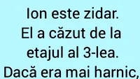 BANCUL ZILEI | Ion este zidar