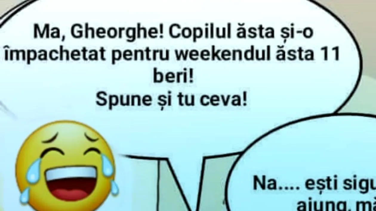 BANC | Copilul ăsta şi-o împachetat pentru weekend-ul ăsta 11 beri