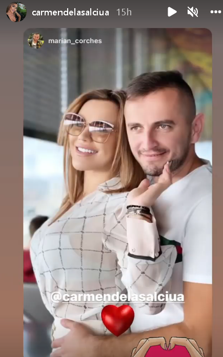 Carmen de la Sălciua și Marian Corcheș nu se mai feresc! Artista a făcut publică prima fotografie alături de iubitul ei