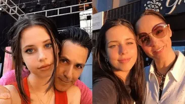 Violeta Marin, surprinsă în timp ce se săruta cu iubitul ei! Imagine rară cu fiica Andreei Marin