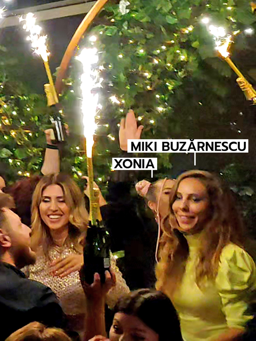 Mihaela Buzărnescu și Xonia, petrecere cu șampanie la NUBA (SURSA FOTO: CANCAN.RO)