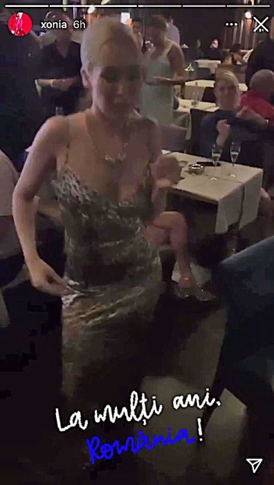 Artista a încercat să "fenteze" prezența ei într-un restaurant de pe Nordului! Xonia, prinsă în ”ofsaid”?