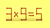 Testul IQ de vineri | Mutați doar 1 chibrit pentru a corecta egalitatea: 3x9=5