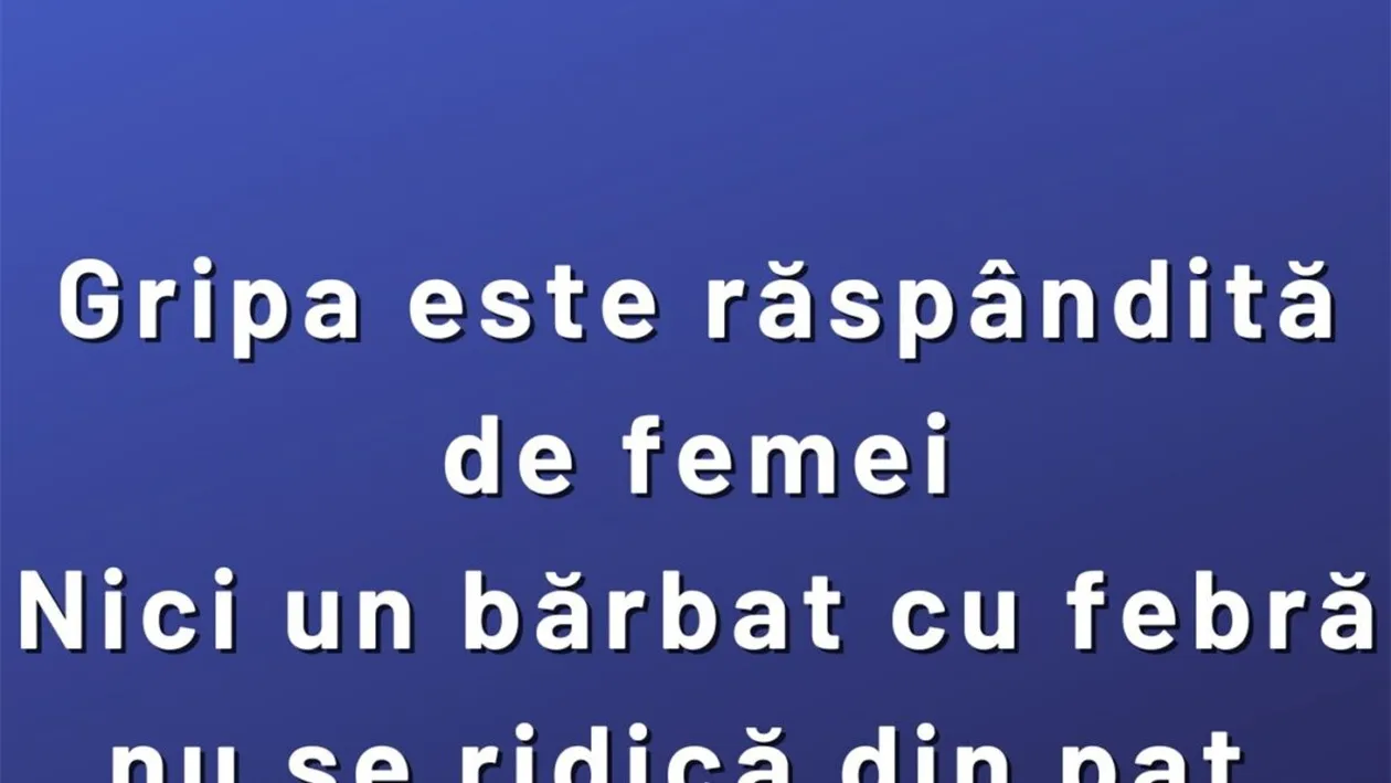 BANCUL ZILEI | De ce gripa este răspândită de femei