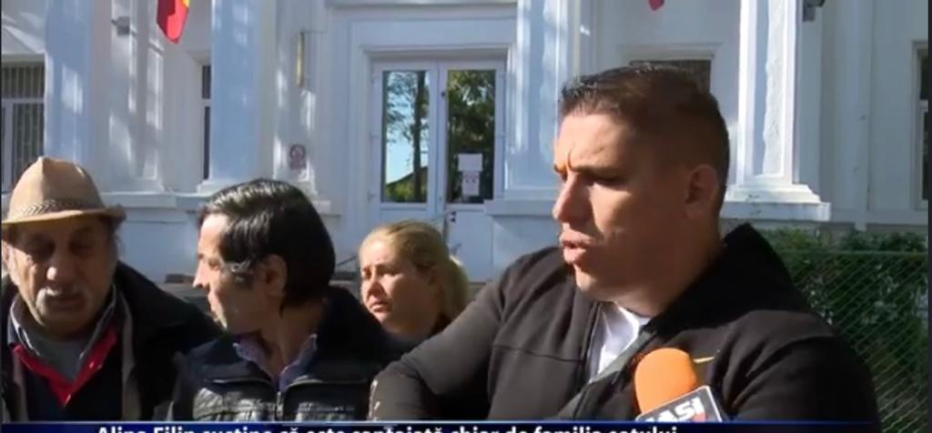 Adrian Corduneanu, la protestul pe care chiar el l-a organizat în 2020 (foto: captură video)