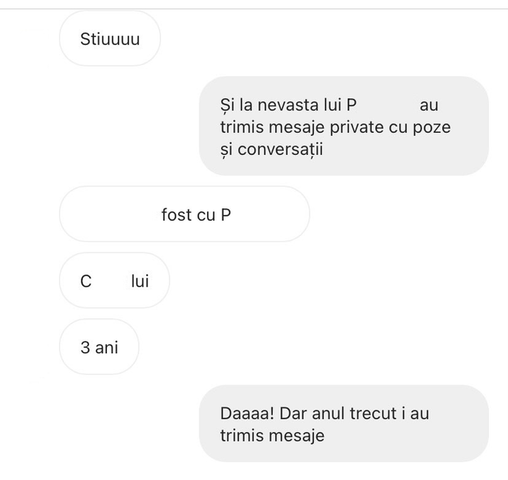 Mesajele dintre "dive" nu lasă loc de interpretări