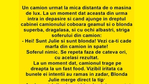 BANCUL ZILEI | "Hei, sunt Jolie și sunt blondă!"
