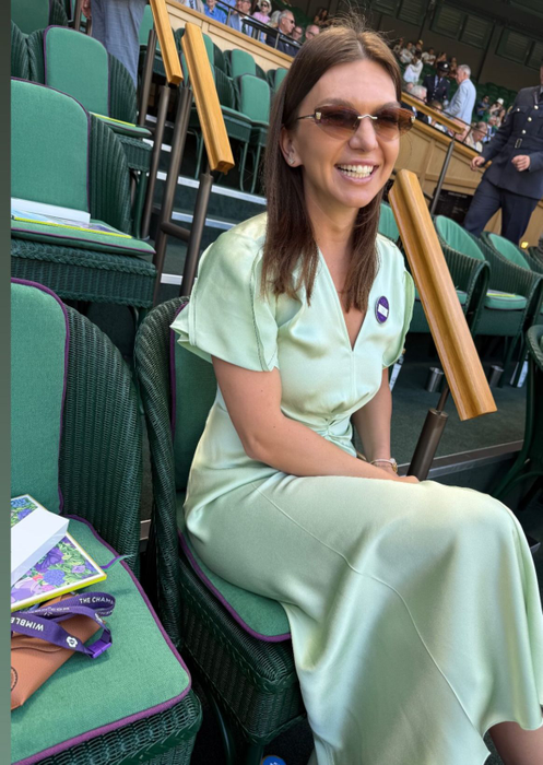 Simona Halep a urmărit finala de la Wimbledon din loja regală/ sursă foto: Instagram