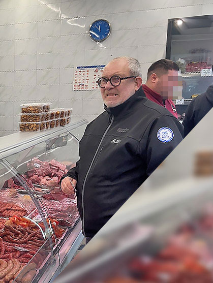 Florin Busuioc a mers la carmangerie să-și facă poftele