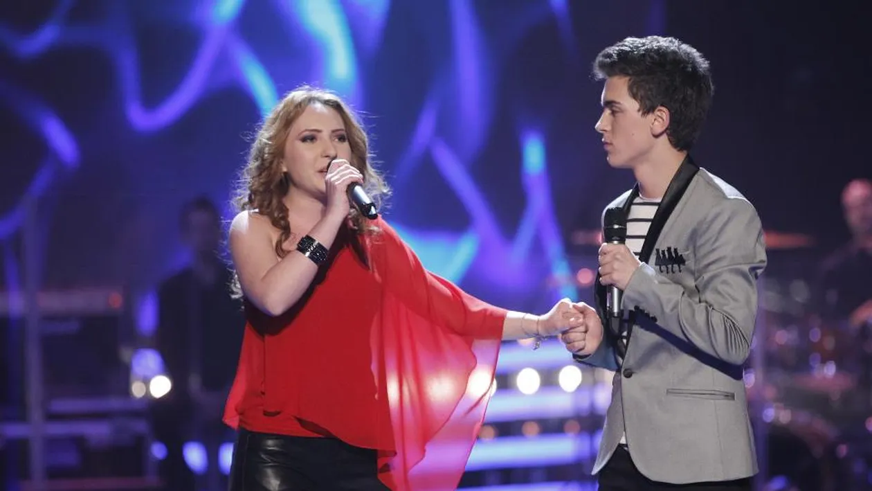 Am observat chimia dintre voi, ieseau scantei. Un duet emotionant intre Laurian Manta si Iuliana Puschila, la Vocea Romaniei